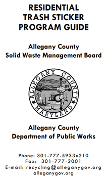 Trash Sticker brochure